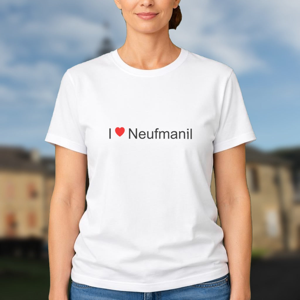 T-shirt I love neufmanil