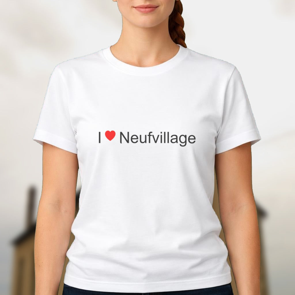 T-shirt I love neufvillage