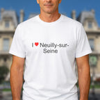 T-shirt I love neuilly-sur-seine