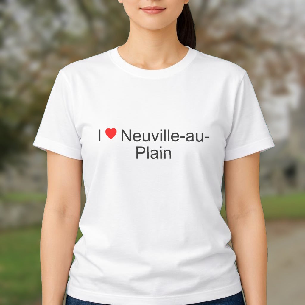 T-shirt I love neuville-au-plain