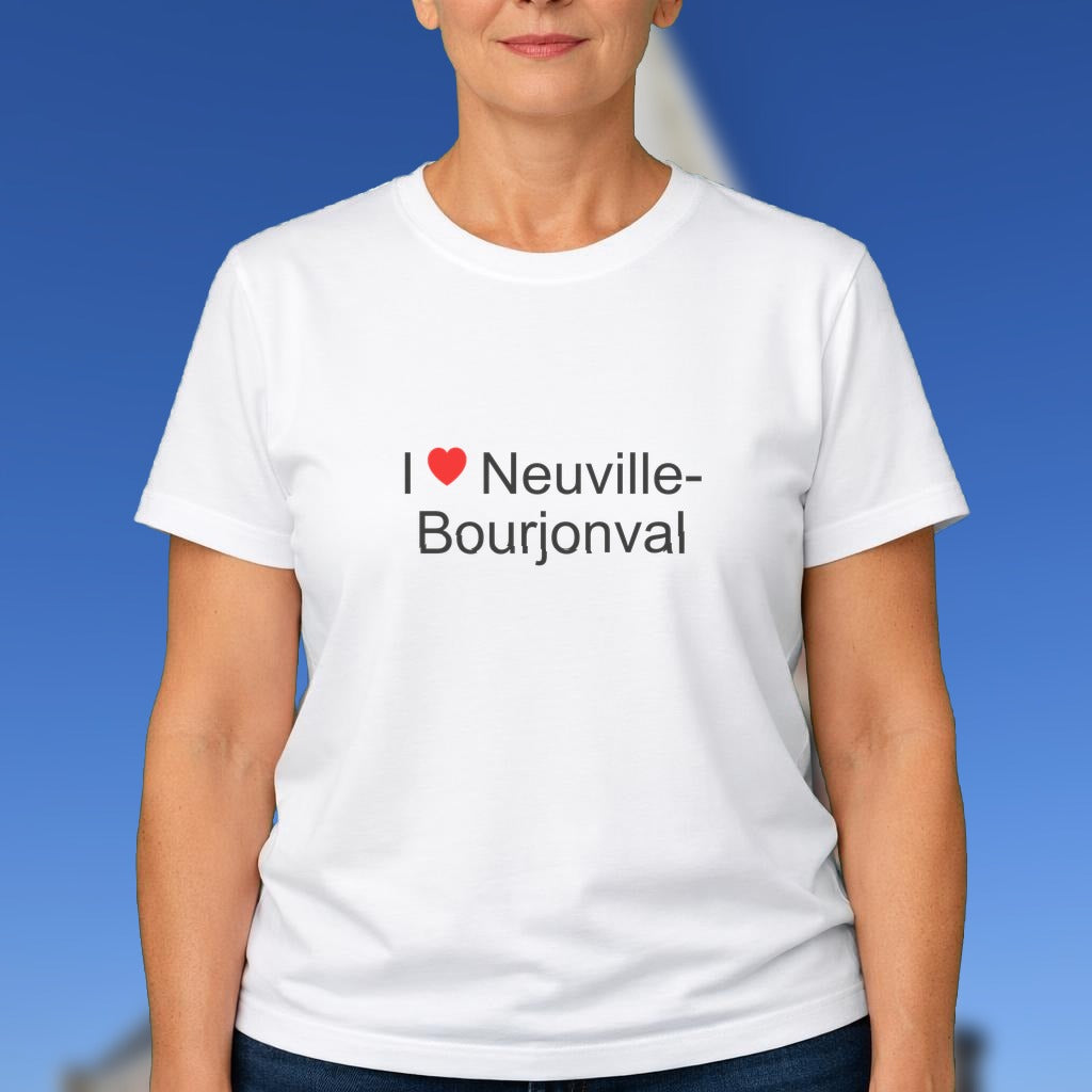 T-shirt I love neuville-bourjonval