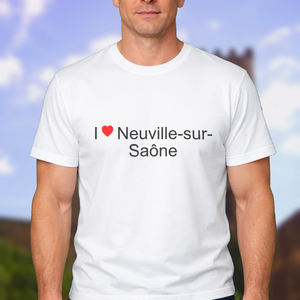T-shirt I love neuville-sur-saône