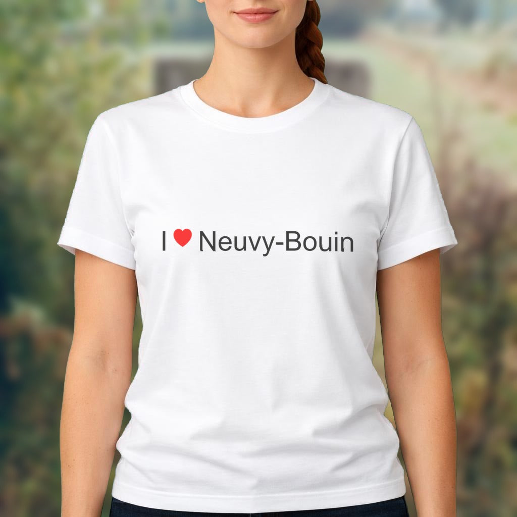 T-shirt I love neuvy-bouin