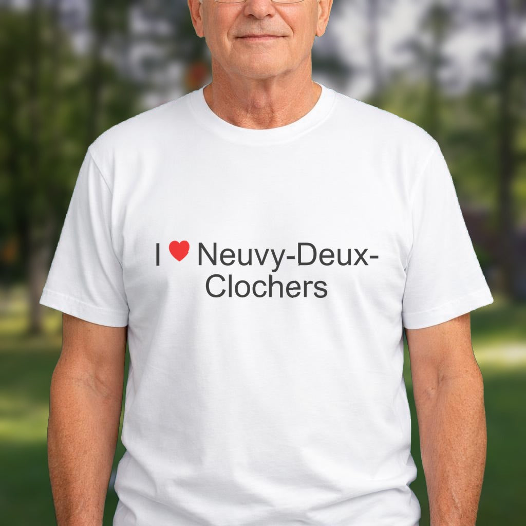 T-shirt I love neuvy-deux-clochers