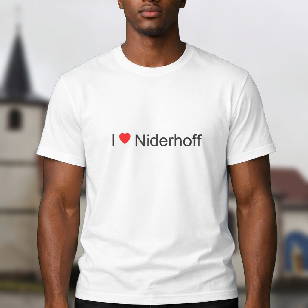 T-shirt I love niderhoff