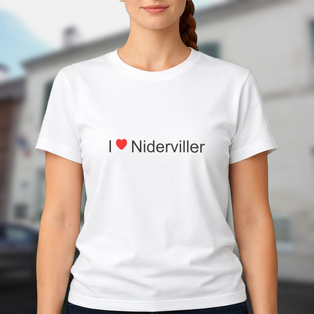 T-shirt I love niderviller