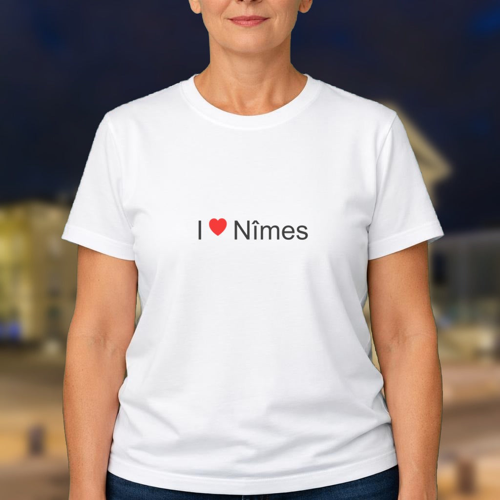 T-shirt I love nîmes
