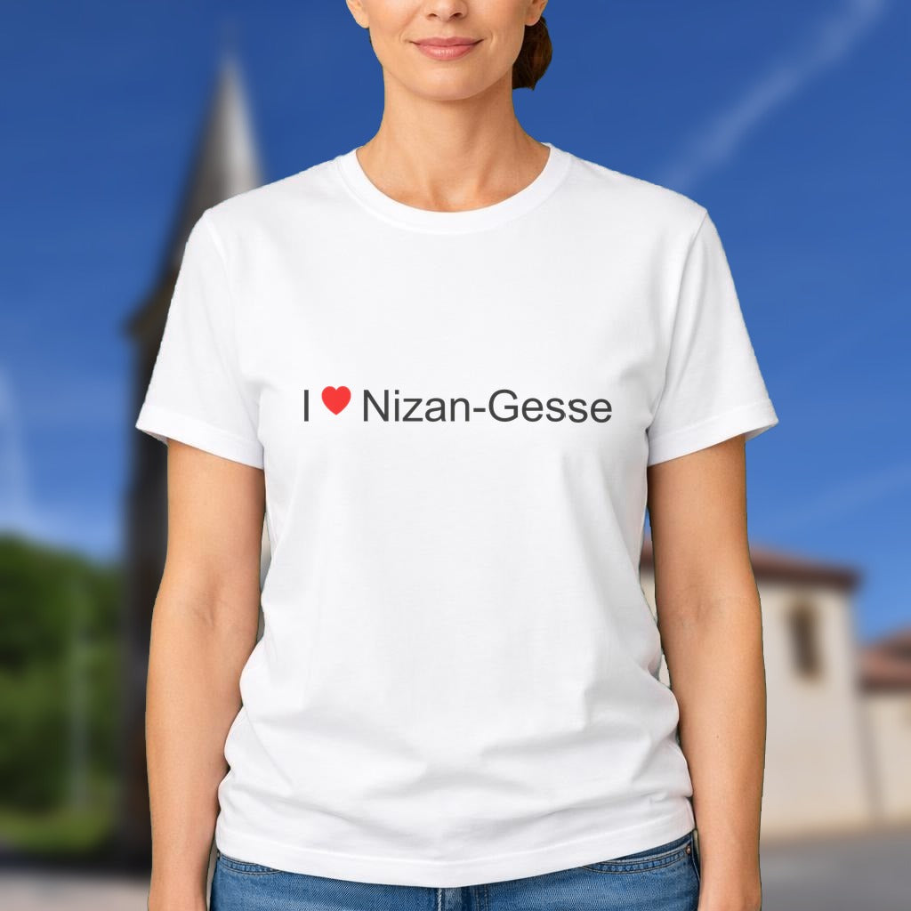 T-shirt I love nizan-gesse