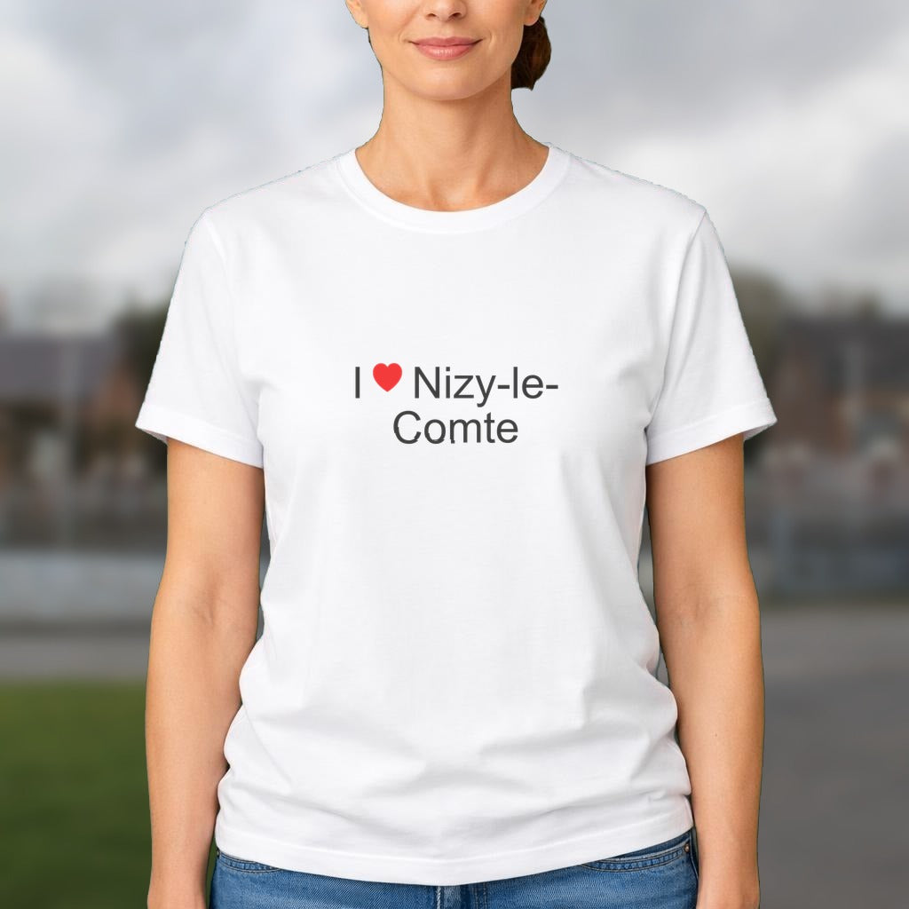 T-shirt I love nizy-le-comte
