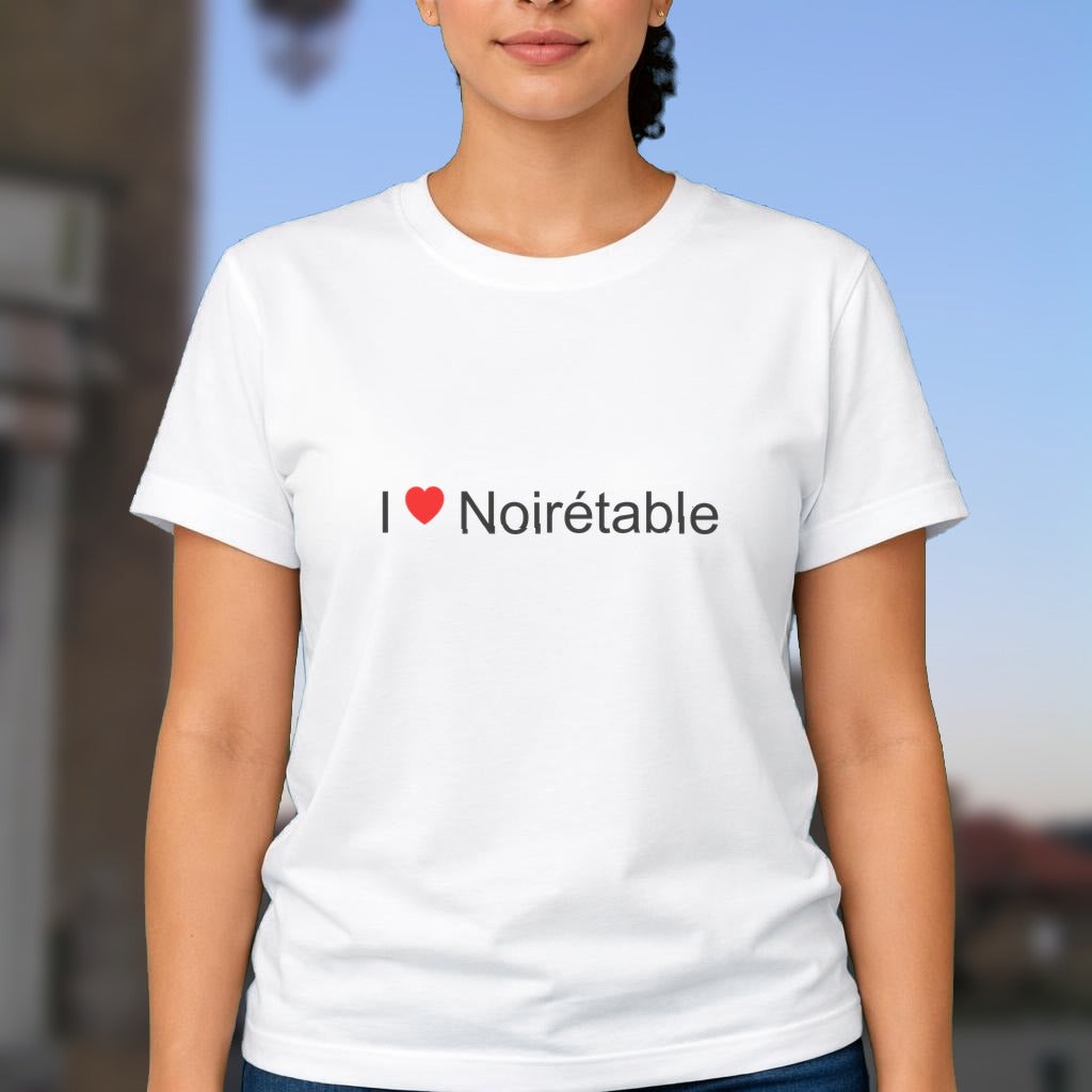 T-shirt I love noirétable