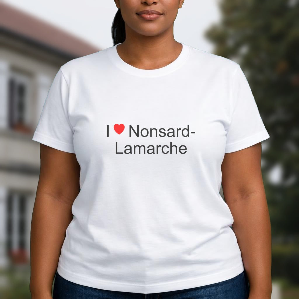 T-shirt I love nonsard-lamarche