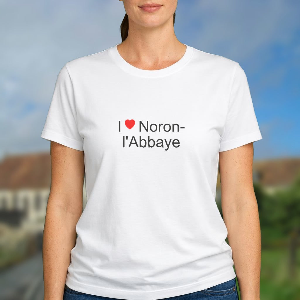 T-shirt I love noron-l'abbaye