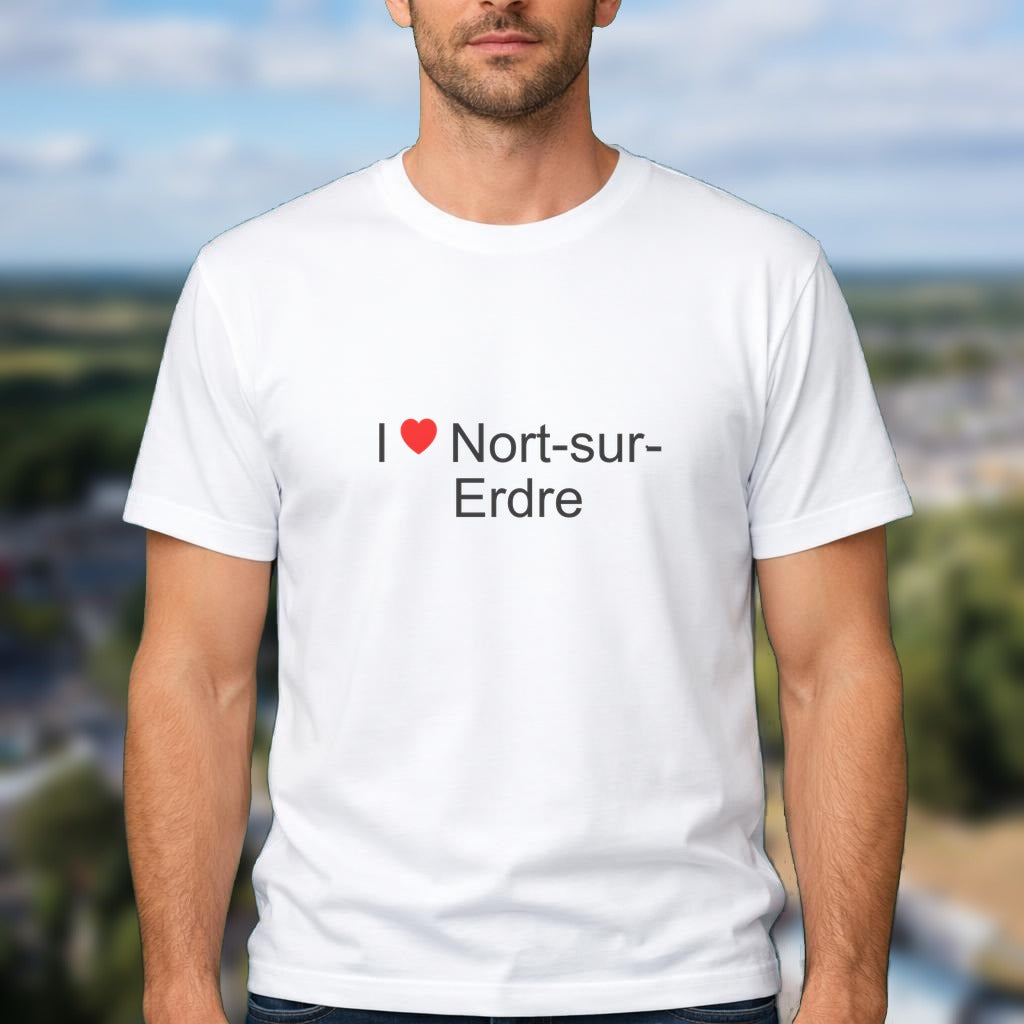 T-shirt I love nort-sur-erdre