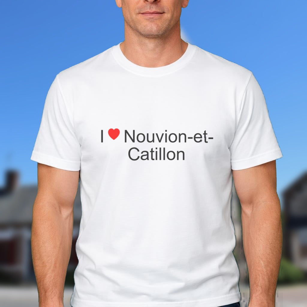T-shirt I love nouvion-et-catillon