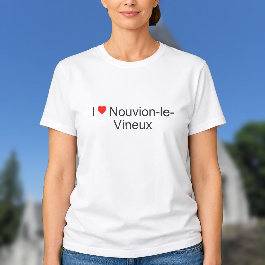 T-shirt I love nouvion-le-vineux