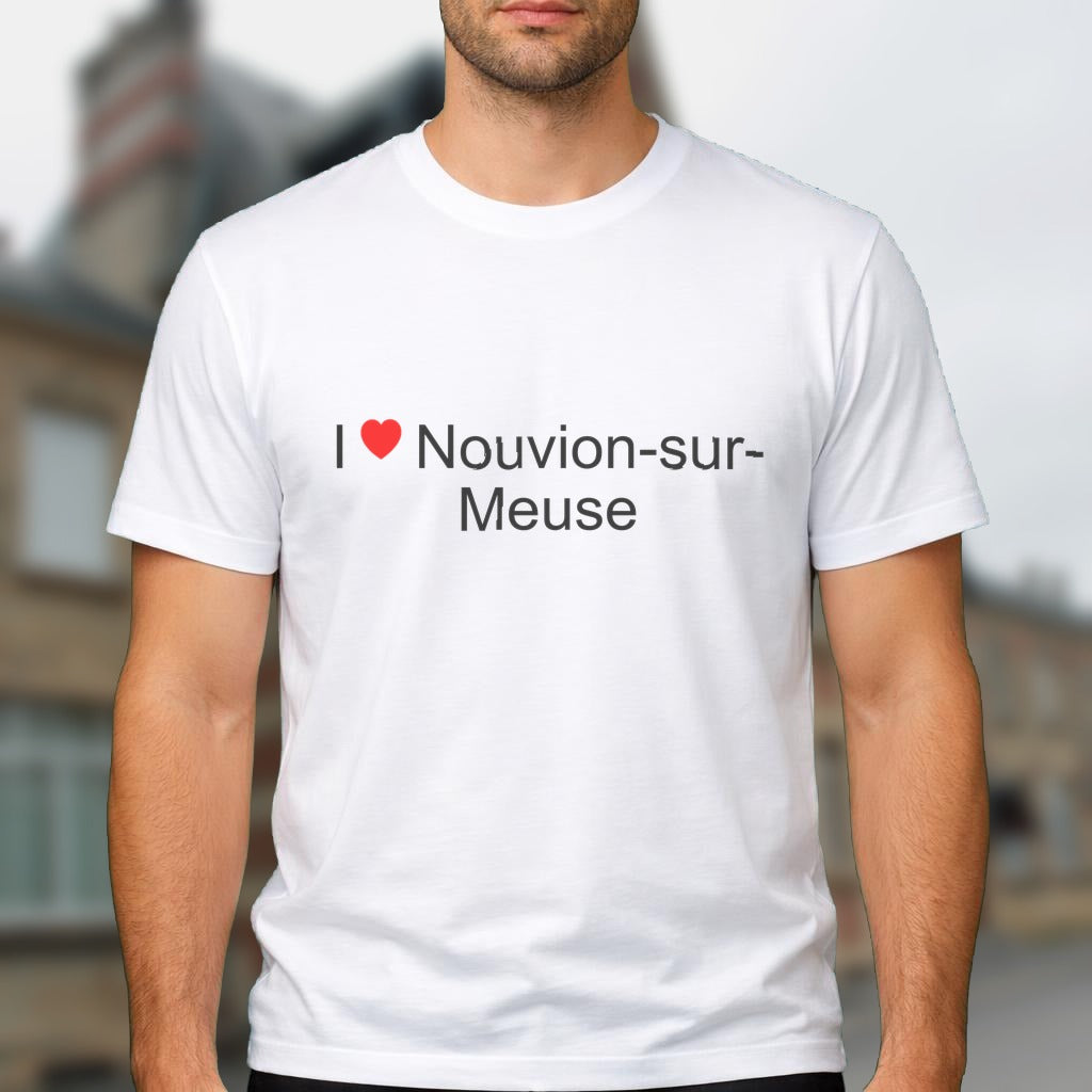 T-shirt I love nouvion-sur-meuse