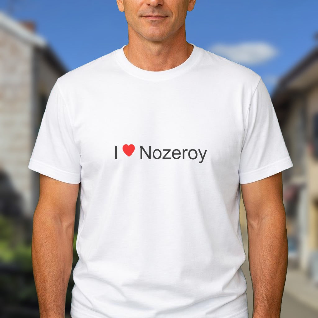 T-shirt I love nozeroy