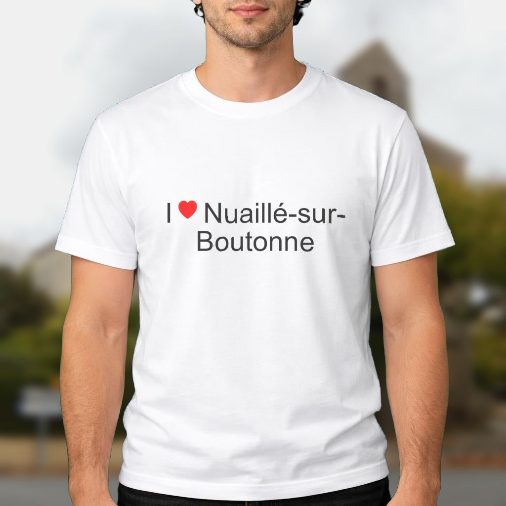 T-shirt I love nuaillé-sur-boutonne