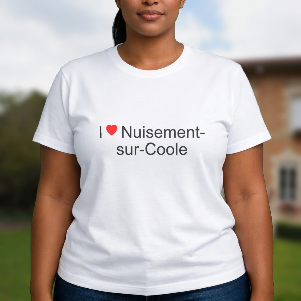 T-shirt I love nuisement-sur-coole