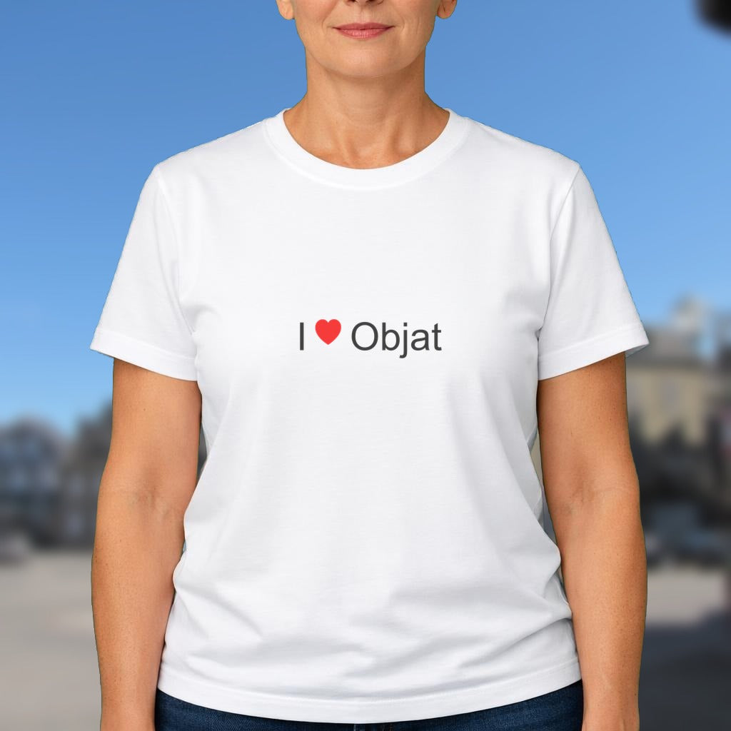 T-shirt I love objat