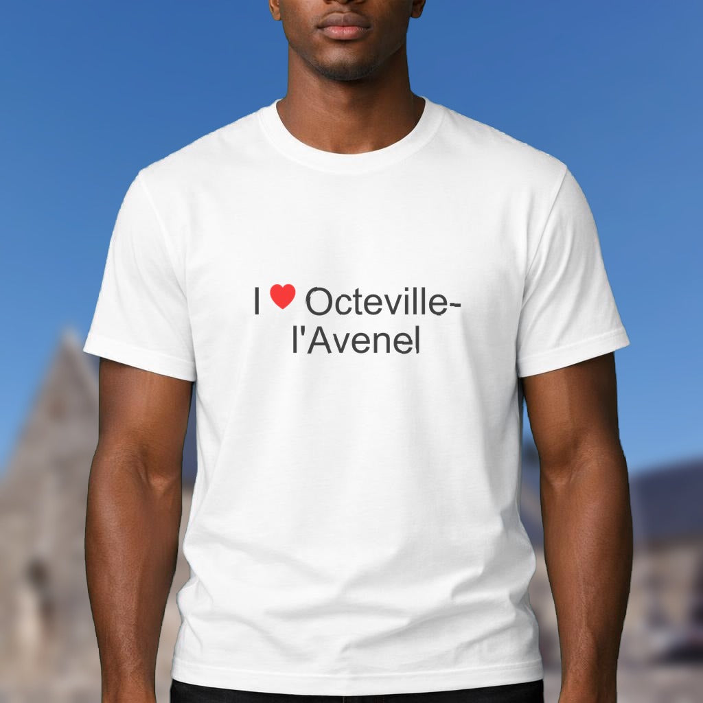 T-shirt I love octeville-l'avenel
