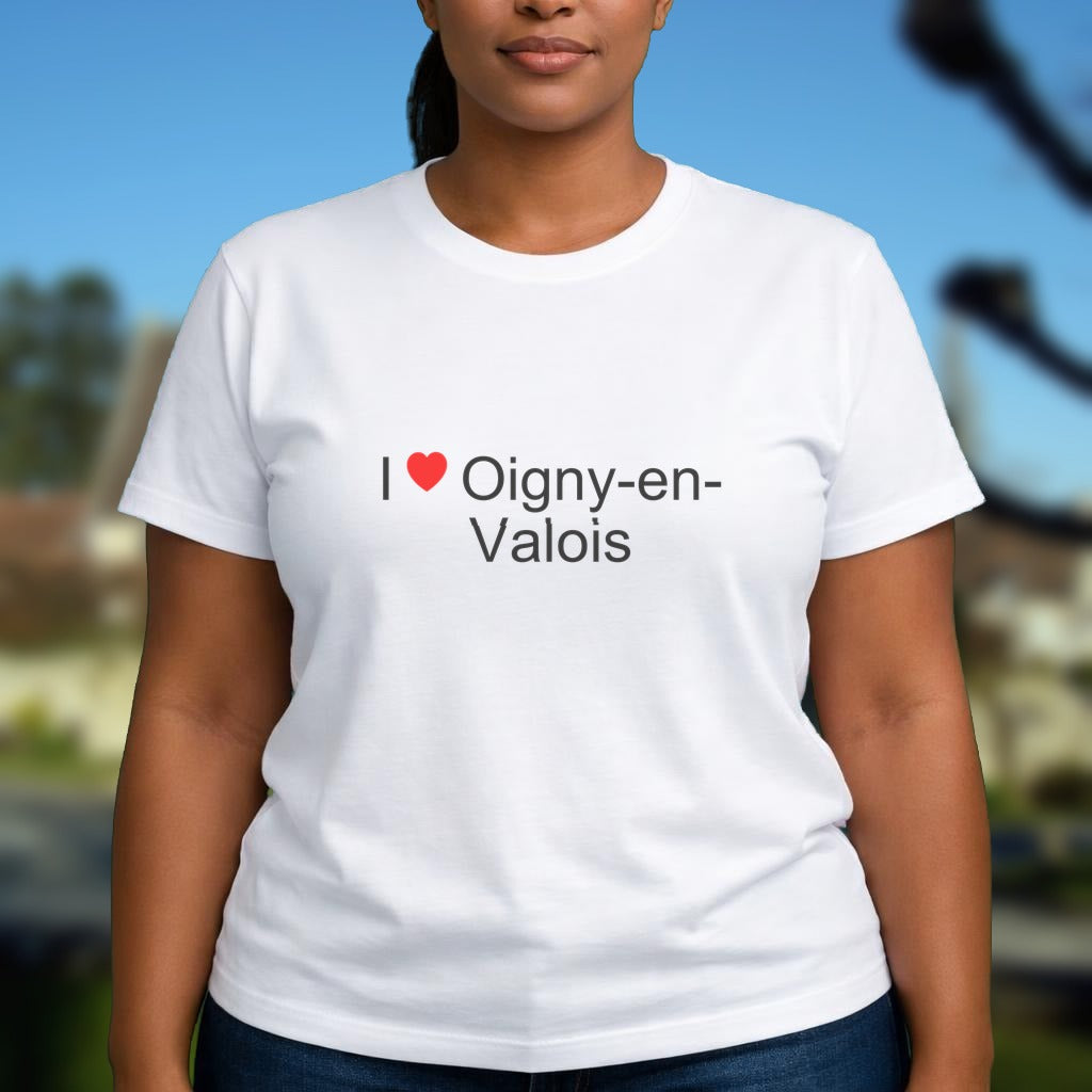 T-shirt I love oigny-en-valois