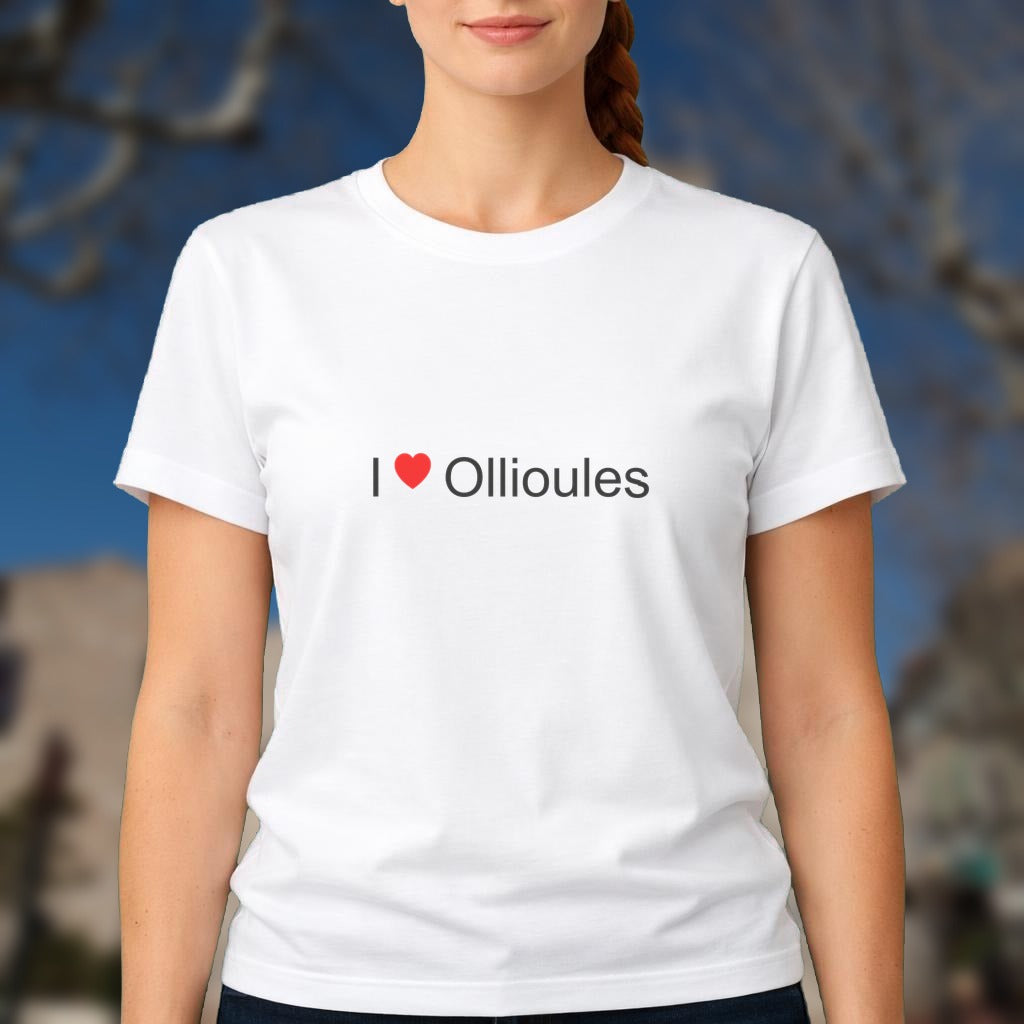 T-shirt I love ollioules