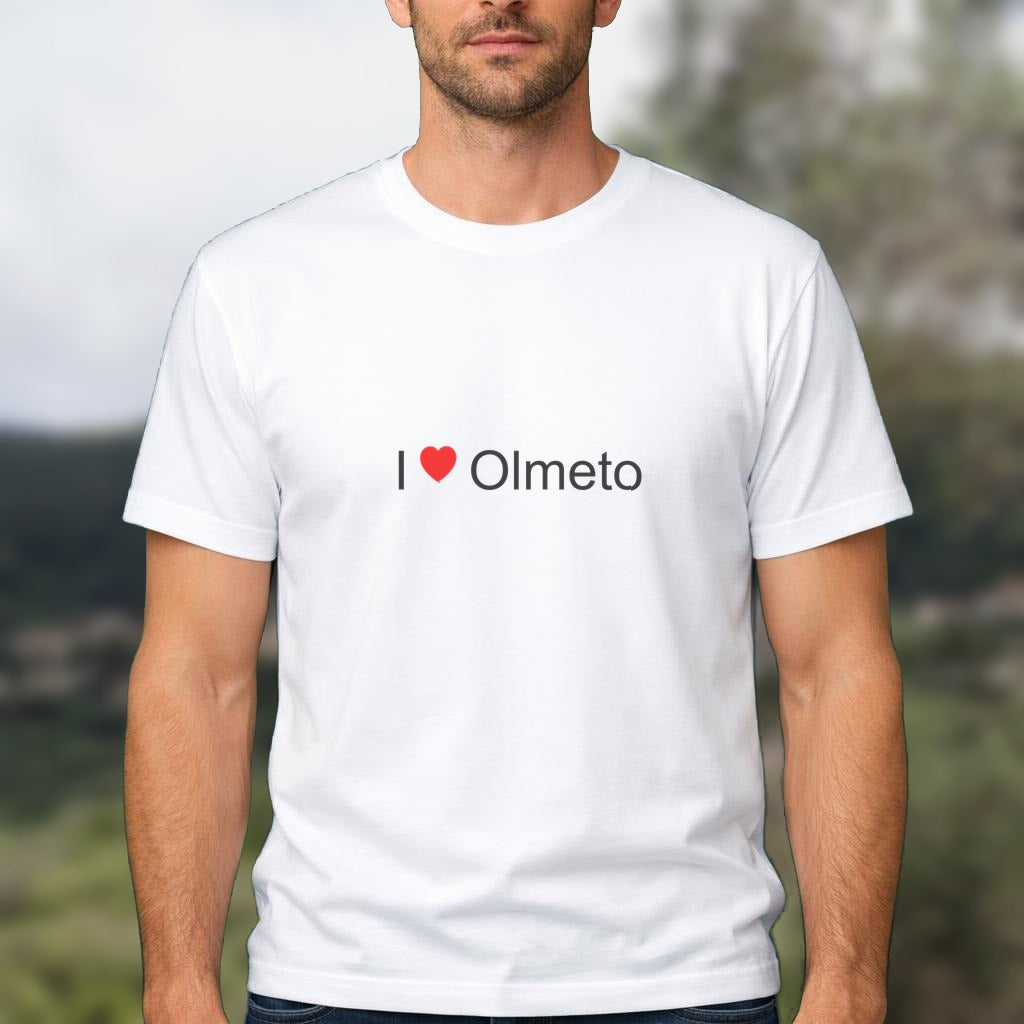 T-shirt I love olmeto