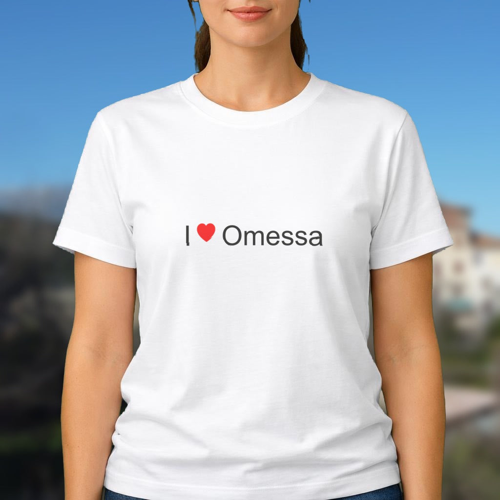 T-shirt I love omessa