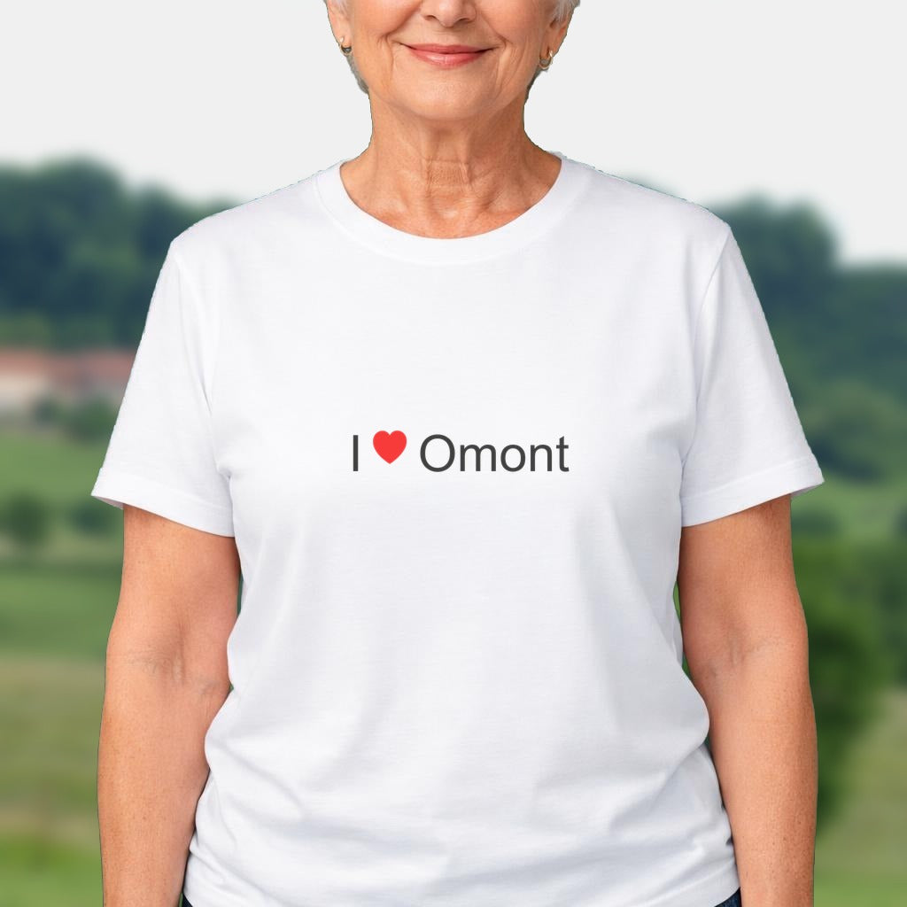T-shirt I love omont