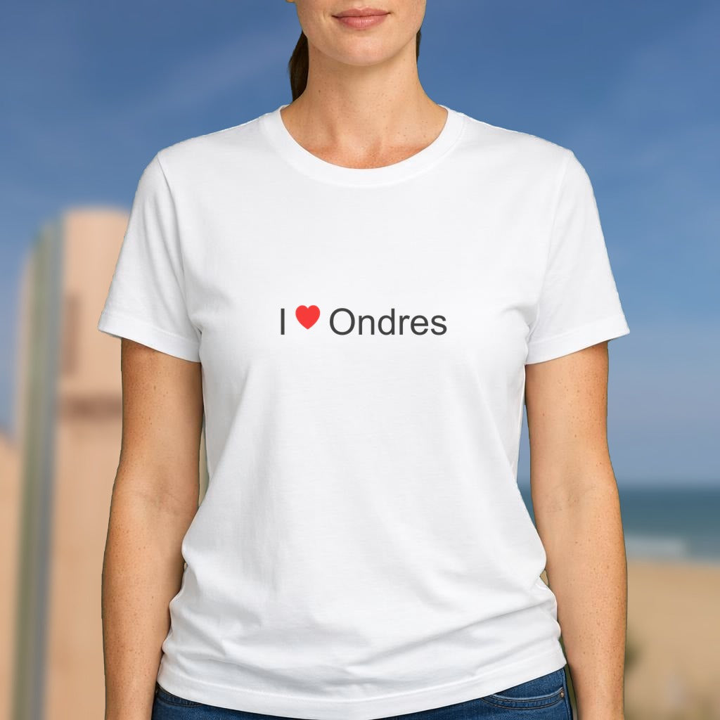 T-shirt I love ondres