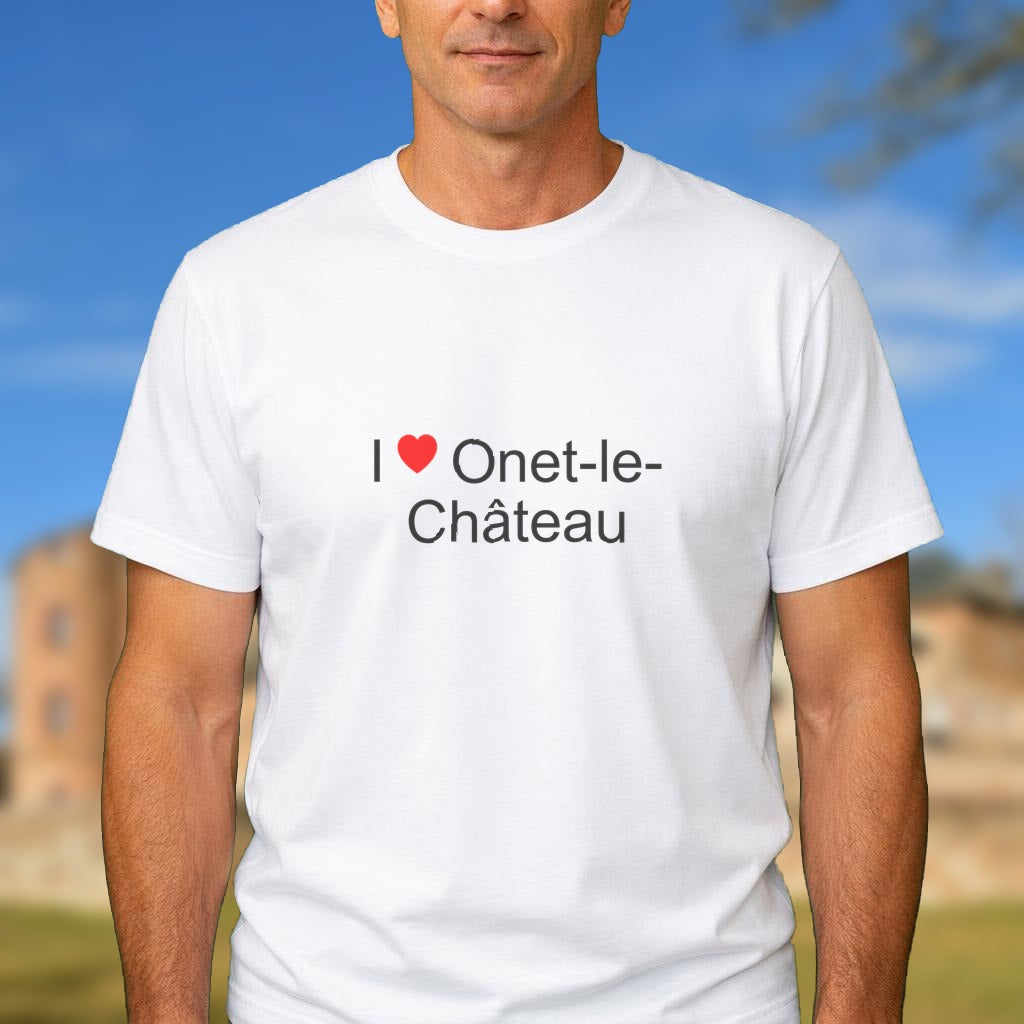 T-shirt I love onet-le-château