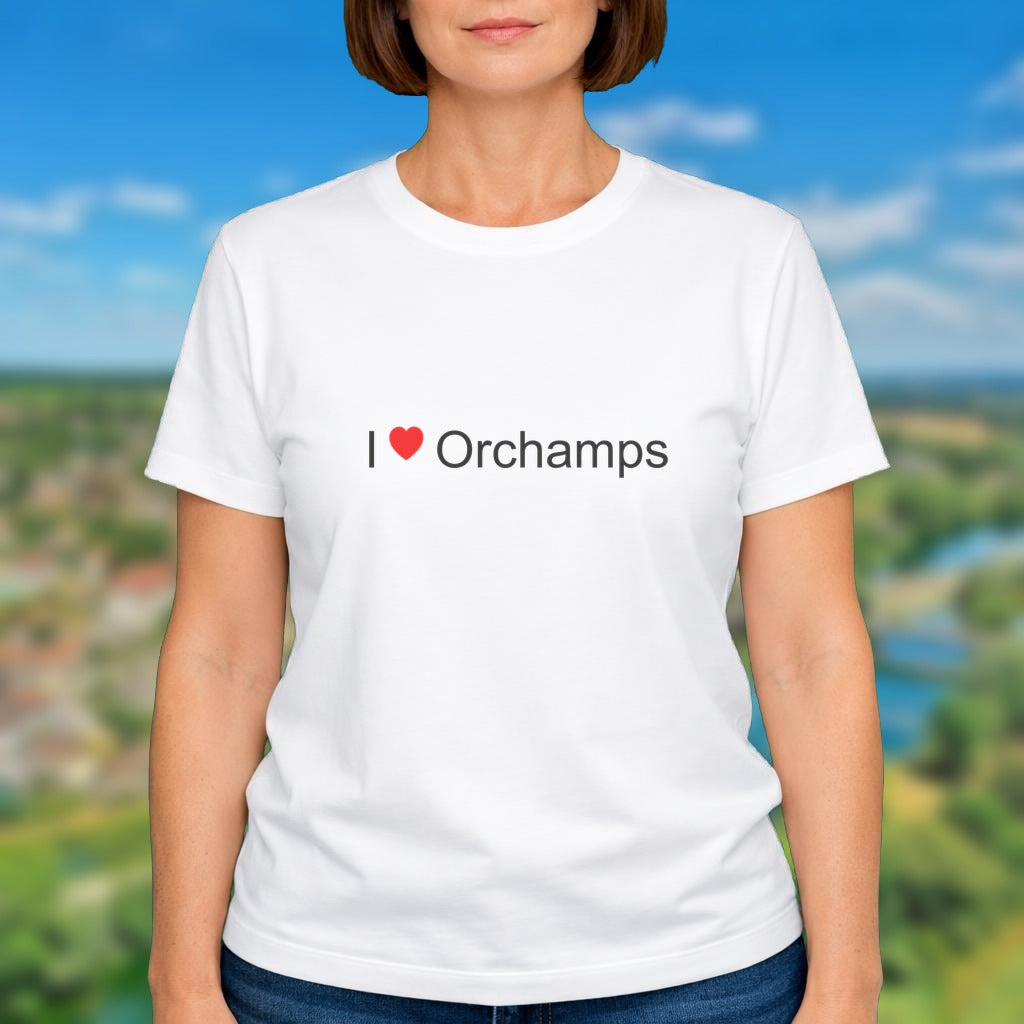 T-shirt I love orchamps