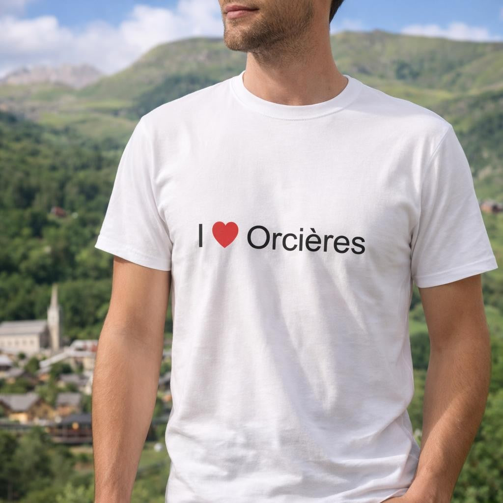T-shirt I love orcières