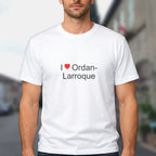 T-shirt I love ordan-larroque