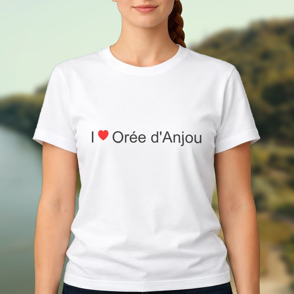 T-shirt I love orée d'anjou