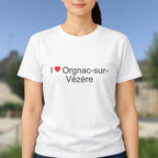 T-shirt I love orgnac-sur-vézère