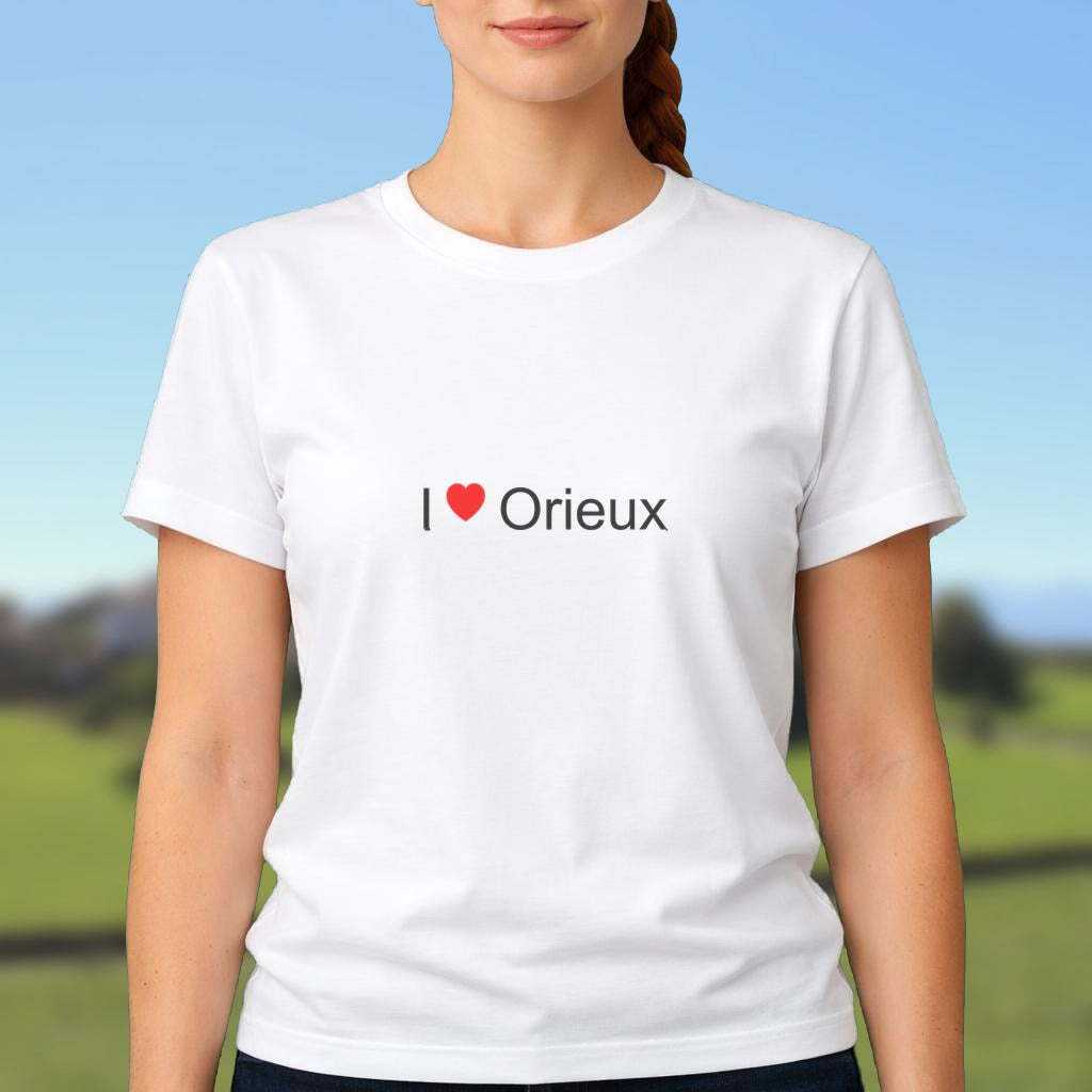 T-shirt I love orieux