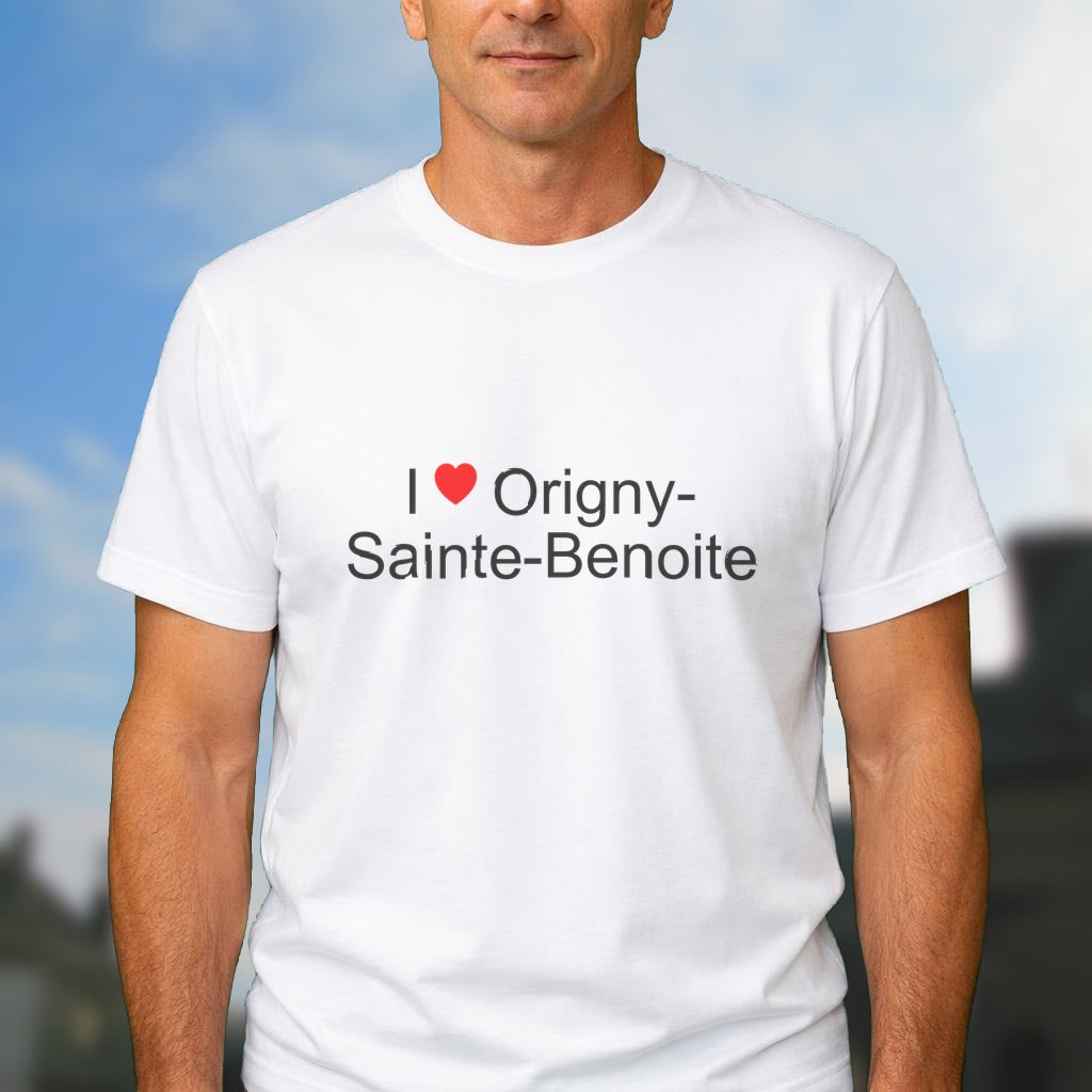 T-shirt I love origny-sainte-benoite