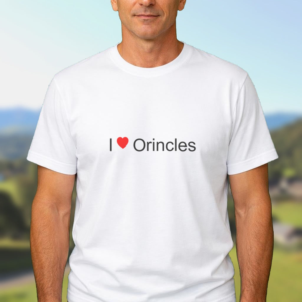 T-shirt I love orincles