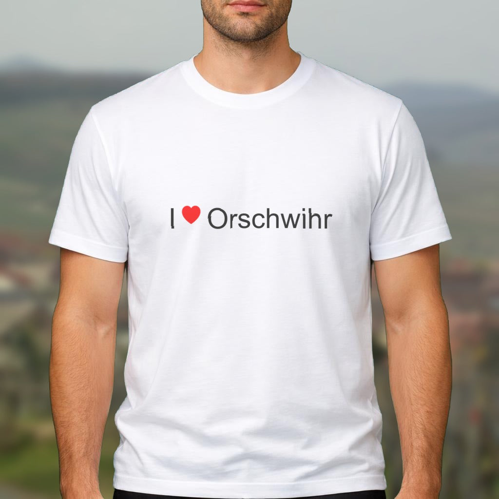 T-shirt I love orschwihr
