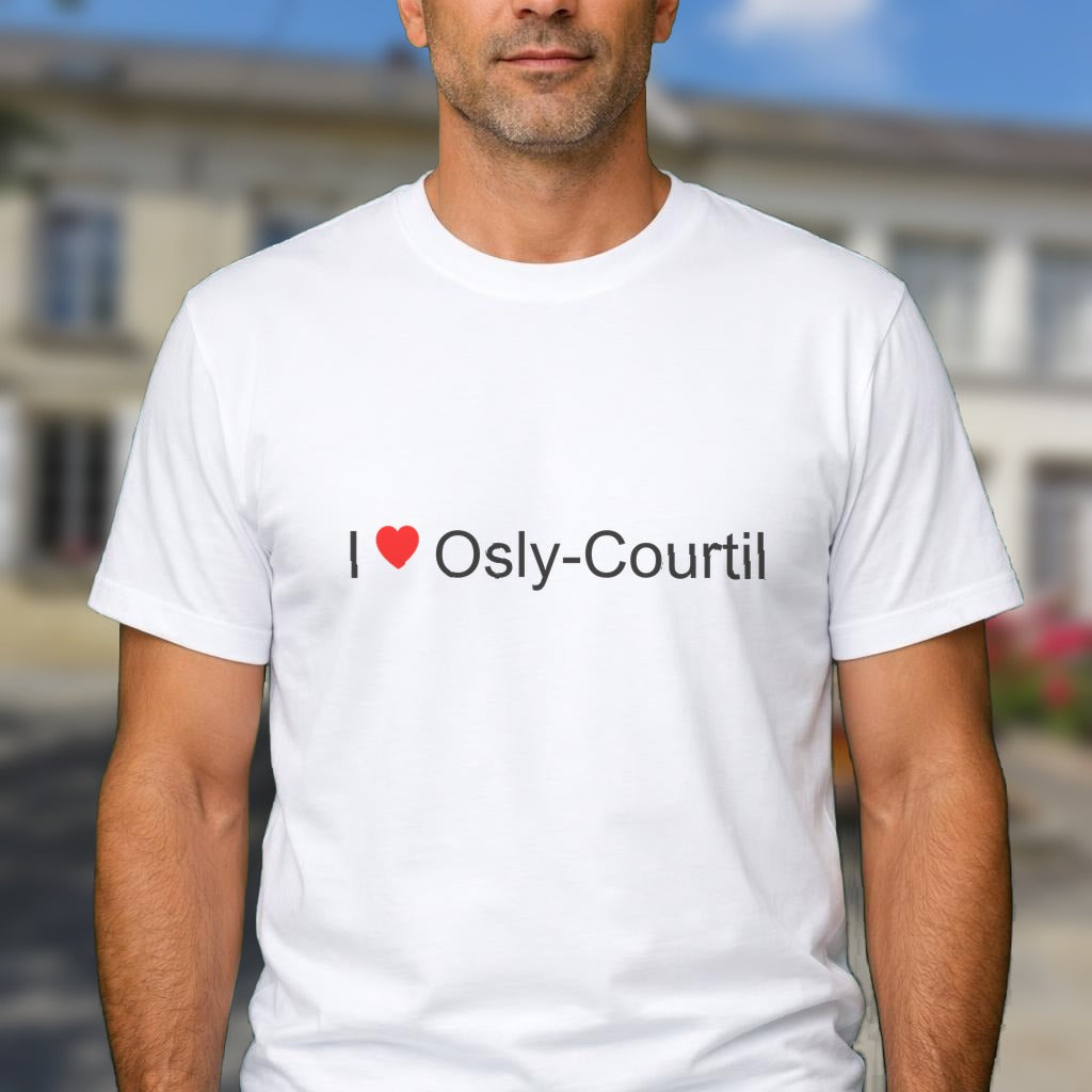 T-shirt I love osly-courtil