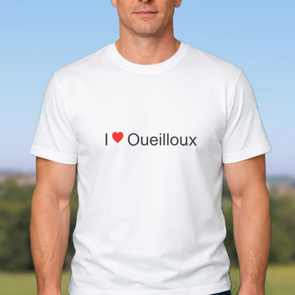 T-shirt I love oueilloux