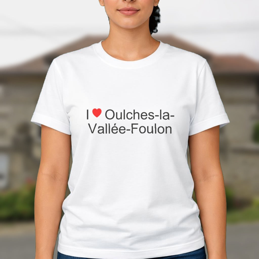 T-shirt I love oulches-la-vallée-foulon