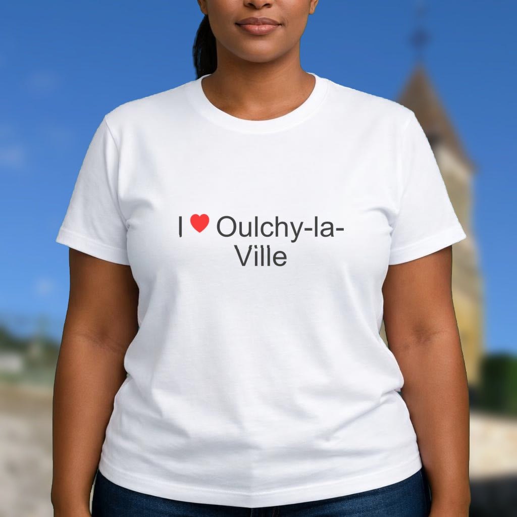 T-shirt I love oulchy-la-ville