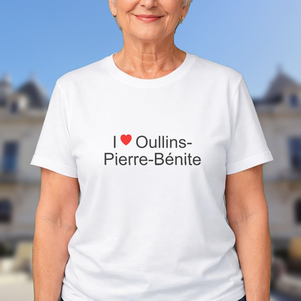 T-shirt I love oullins-pierre-bénite