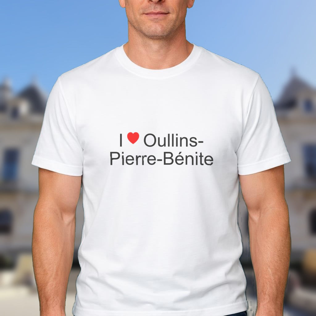 T-shirt I love oullins-pierre-bénite