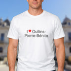 T-shirt I love oullins-pierre-bénite