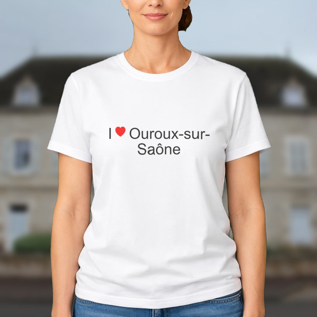 T-shirt I love ouroux-sur-saône