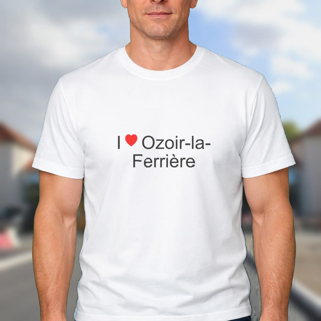 T-shirt I love ozoir-la-ferrière